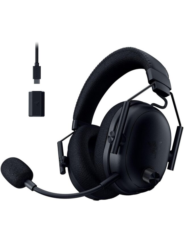 AUSINĖS RAZER BLACKSHARK V3 PRO JUODOS 1