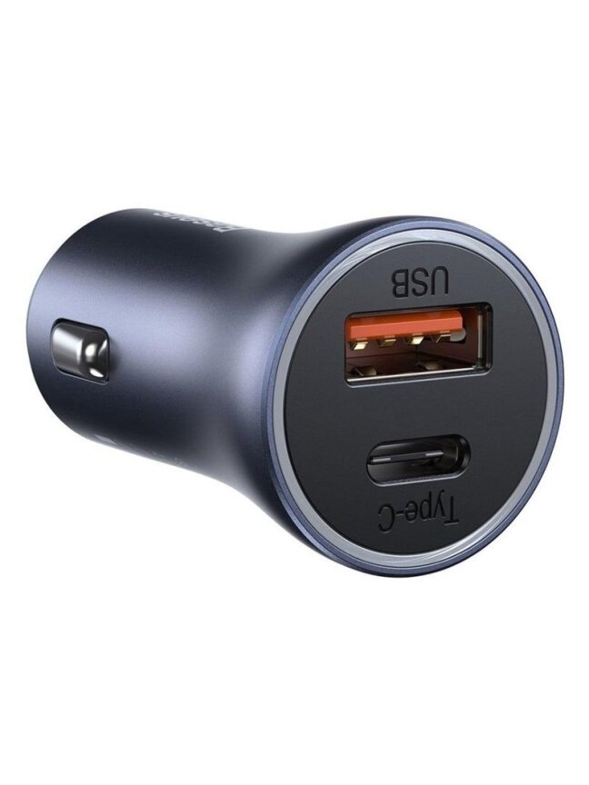 AUTO KROVIKLIS USB + USB-C 40W PILKAS 1 AUTO KROVIKLIS USB + USB-C 40W PILKAS 1