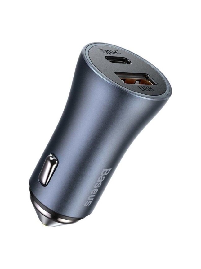 AUTO KROVIKLIS USB + USB-C 40W PILKAS AUTO KROVIKLIS USB + USB-C 40W PILKAS