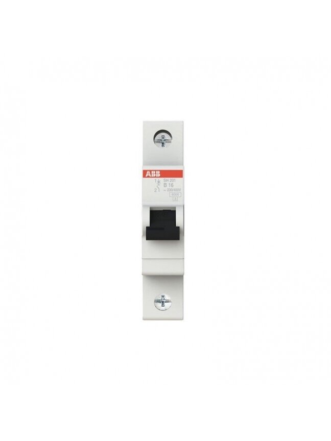 Automatinis jungiklis ABB SH201 1P B 6kA, 16 A 2 Automatinis jungiklis ABB SH201 1P B 6kA, 16 A 2