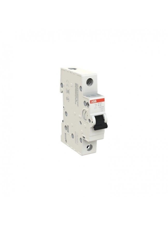 Automatinis jungiklis ABB SH201 1P B 6kA, 20 A 1 Automatinis jungiklis ABB SH201 1P B 6kA, 20 A 1