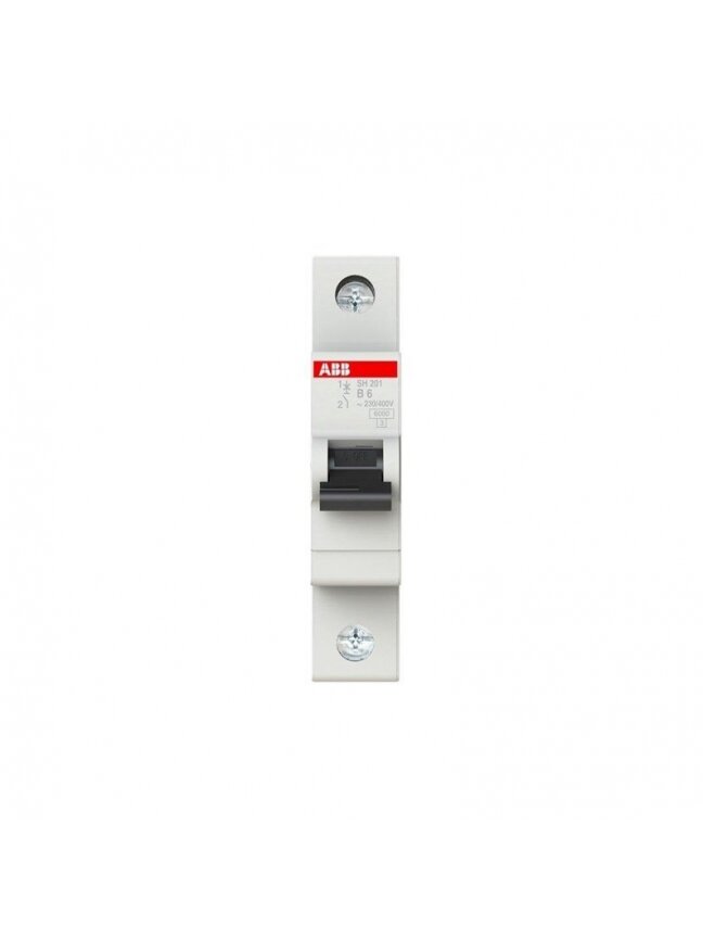 Automatinis jungiklis ABB SH201 1P B 6kA, 6 A 2 Automatinis jungiklis ABB SH201 1P B 6kA, 6 A 2