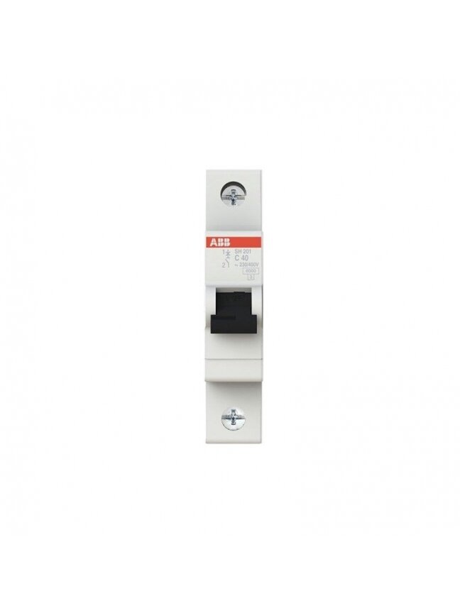 Automatinis jungiklis ABB SH201 1P C 6kA, 40 A 2 Automatinis jungiklis ABB SH201 1P C 6kA, 40 A 2