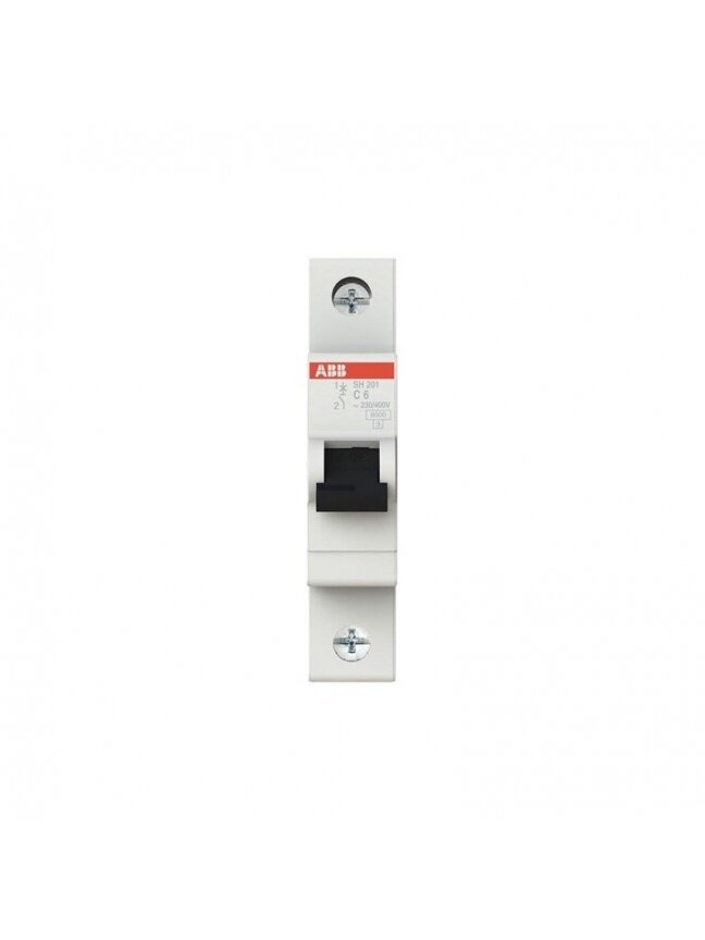 Automatinis jungiklis ABB SH201 1P C 6kA, 6 A 2 Automatinis jungiklis ABB SH201 1P C 6kA, 6 A 2