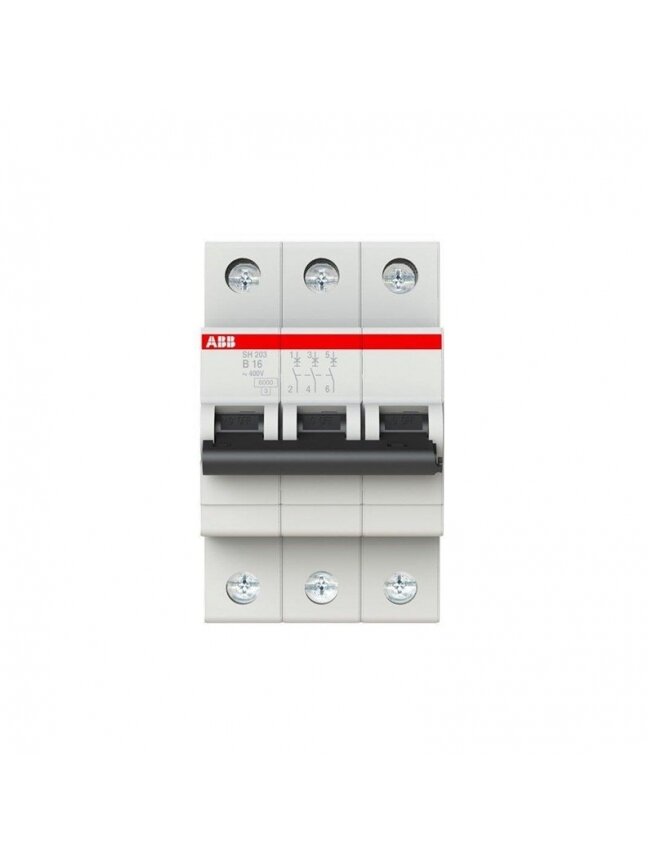 Automatinis jungiklis ABB SH203 3P B 6kA, 16 A 2 Automatinis jungiklis ABB SH203 3P B 6kA, 16 A 2