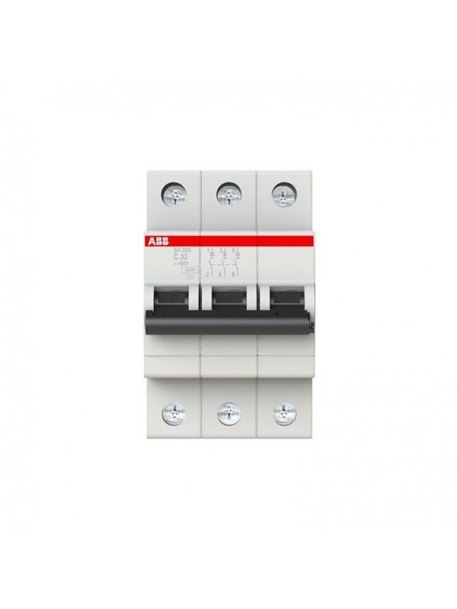 Automatinis jungiklis ABB SH203 3P C 6kA, 32 A 2 Automatinis jungiklis ABB SH203 3P C 6kA, 32 A 2