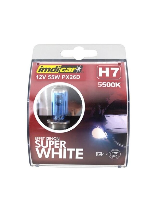 Automobilio lemputės IMDICAR H7 WHITE, 2 vnt. Automobilio lemputės IMDICAR H7 WHITE, 2 vnt.