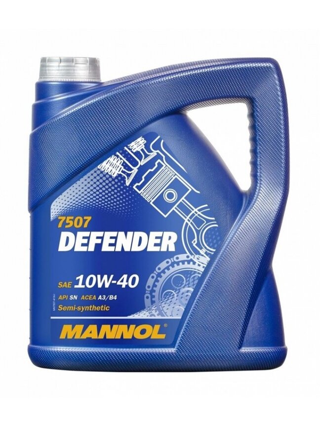 Automobilio variklio tepalas Mannol Defender, 10W-40, 5 l Automobilio variklio tepalas Mannol Defender, 10W-40, 5 l