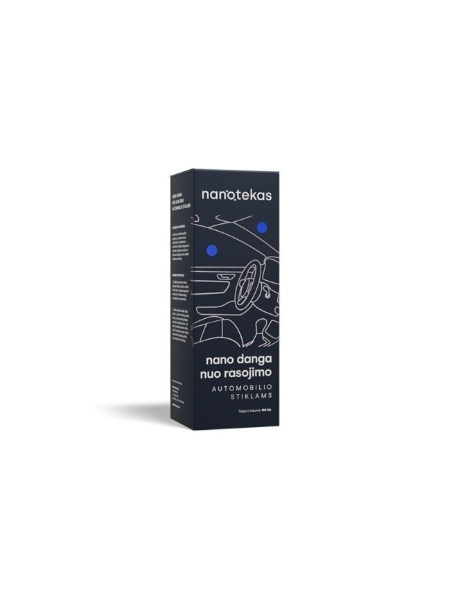 Automobilių priemonė nuo langų rasojimo Nanotekas, 0,1 l Automobilių priemonė nuo langų rasojimo Nanotekas, 0,1 l