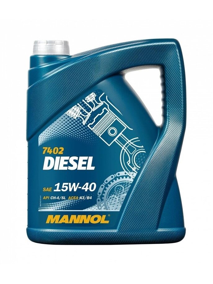 Automobilio variklio tepalas Mannol Diesel, 15W-40, 5 l Automobilio variklio tepalas Mannol Diesel, 15W-40, 5 l