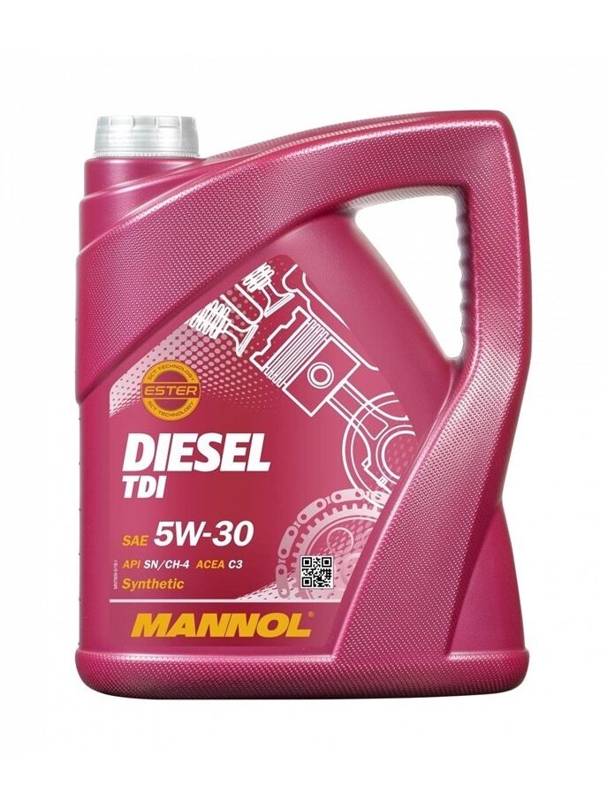Automobilio variklio tepalas Mannol Diesel TDI, 5W-30, 5 l Automobilio variklio tepalas Mannol Diesel TDI, 5W-30, 5 l