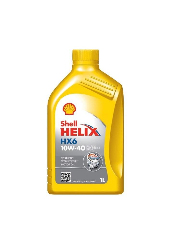 Automobilio variklio tepalas Shell Helix HX6, 10W-40, 1 l