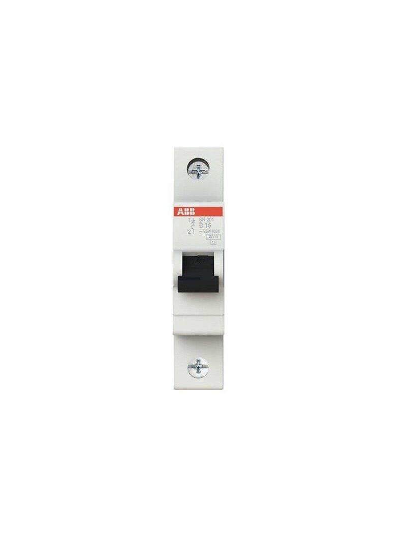 Automatinis jungiklis ABB SH201 1P B 6kA, 16 A 2 Automatinis jungiklis ABB SH201 1P B 6kA, 16 A 2