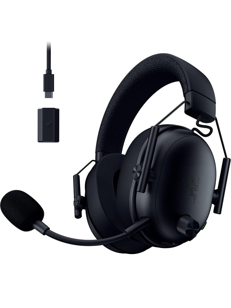 AUSINĖS RAZER BLACKSHARK V3 JUODOS