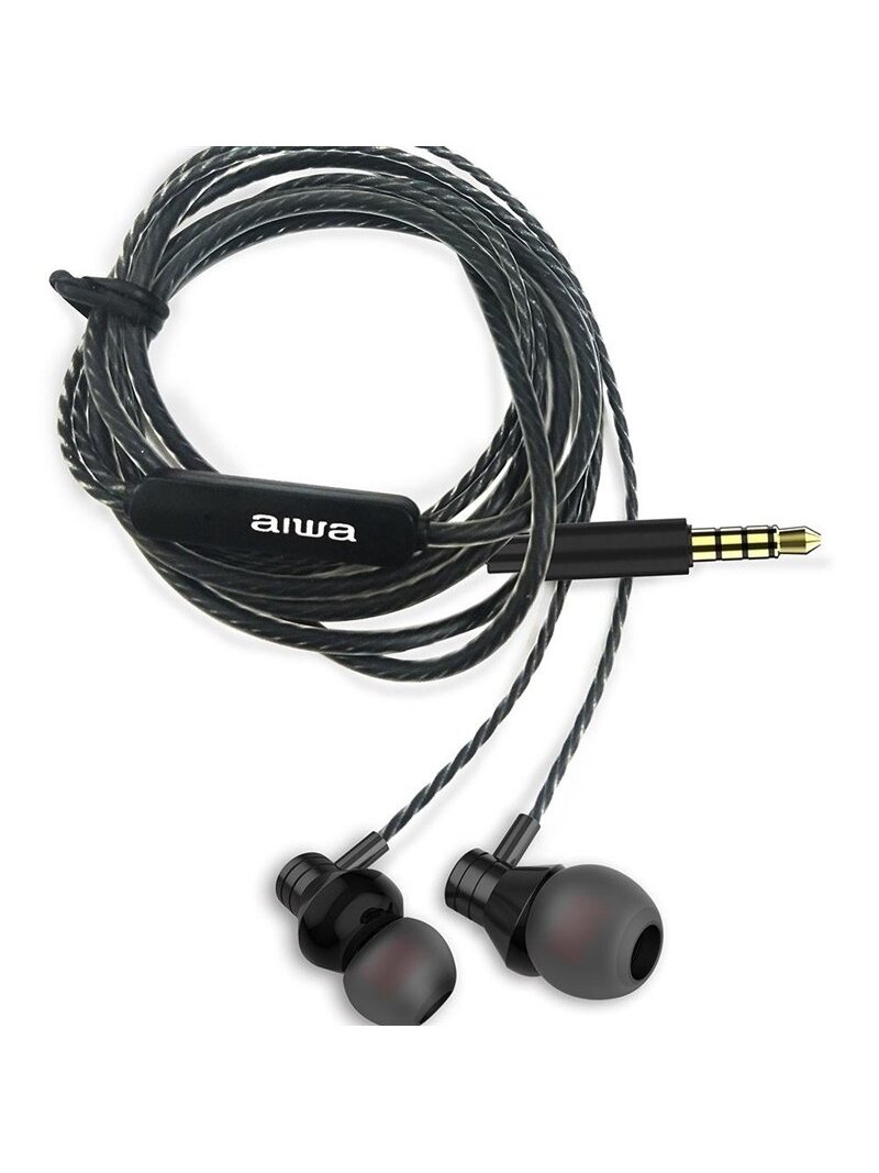 AUSINĖS 3.5MM ESTM-50BK AIWA JUODOS 2