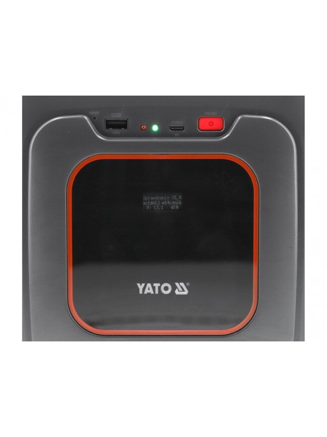 Avarinio užvedimo įrenginys (power bank) daugiafunkcis 1500A Yato 7