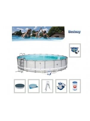Baseinas Bestway Ultra-Framel Ø 6,10 m 2 Baseinas Bestway Ultra-Framel Ø 6,10 m 2