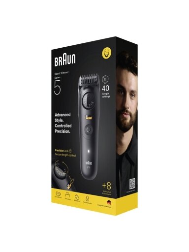 Barzdakirpė Braun 5 BT5560, li-ion, juoda