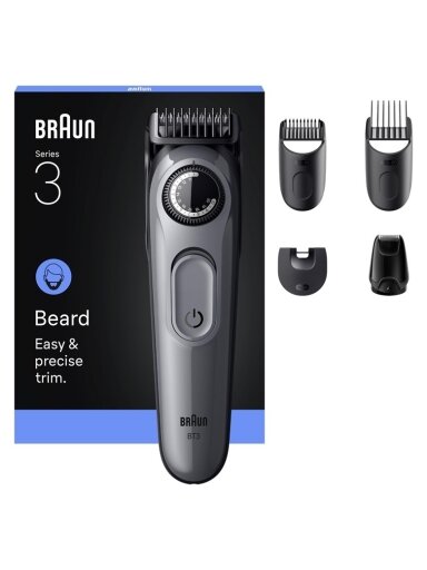 Barzdakirpė Braun BT3560, pilka
