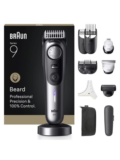 Barzdakirpė Braun Series 9 BT9560, li-ion, juoda