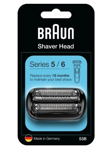 Barzdaskučių galvutė Braun Series 5/6 53B