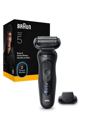 Barzdaskutė Braun Series 5 52-N1200S, li-ion, juoda
