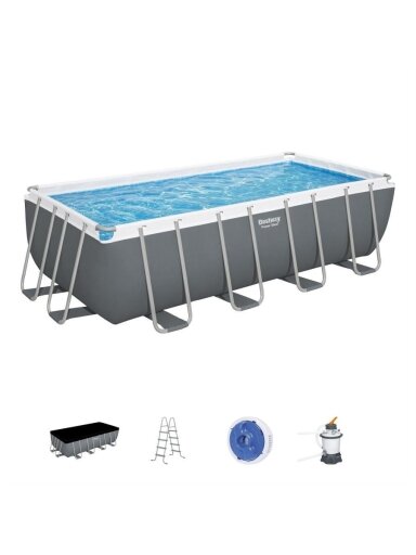 Baseinas Bestway 56671 Power Steel 488x244x122 cm