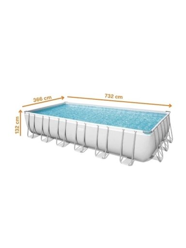 Baseinas Bestway Power Steel 7,32 x 3,66 m