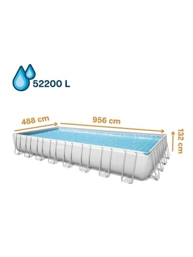 Baseinas Bestway Power Steel 9,56 x 4,88 m