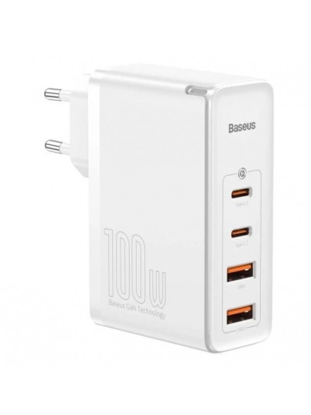 Baseus GaN2 Pro fast charger 100W USB / USB Type C Quick Charge 4+ Power Delivery White