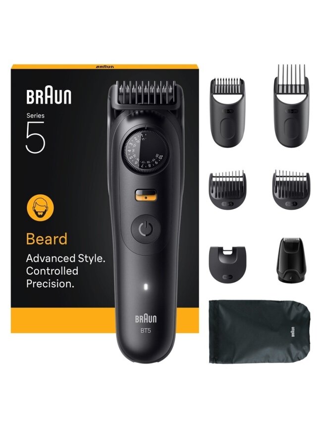 Barzdakirpė Braun 5 BT5560, li-ion, juoda Barzdakirpė Braun 5 BT5560, li-ion, juoda