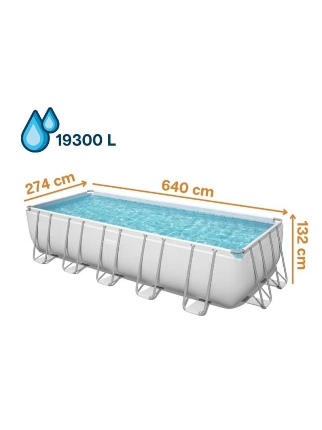 Baseinas Bestway Power Steel 6,40 x 2,74 m
