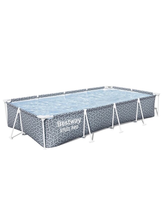 Baseinas, karkasinis Bestway STEEL PRO 561FT, pilkas, 4000 l 1 Baseinas, karkasinis Bestway STEEL PRO 561FT, pilkas, 4000 l 1