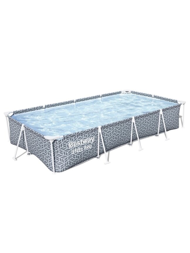 Baseinas, karkasinis Bestway STEEL PRO 561FT, pilkas, 4000 l