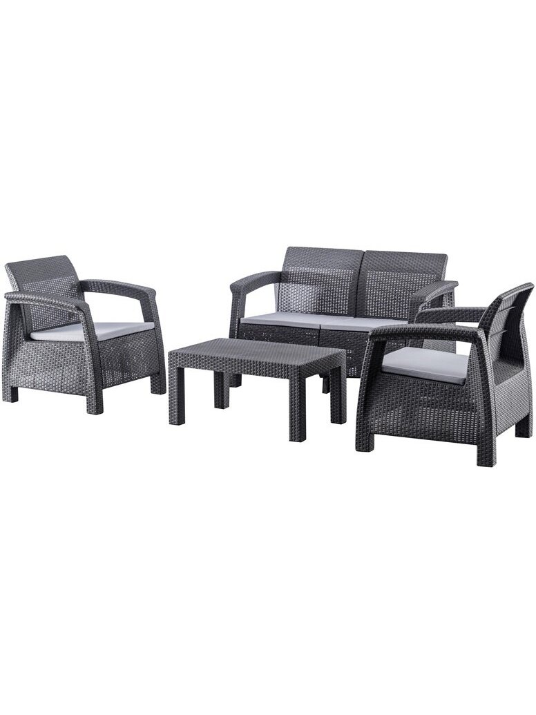BALDŲ KOMP LAUK JUO/PILK KRĖS/STAL/SOF BALDŲ KOMP LAUK JUO/PILK KRĖS/STAL/SOF