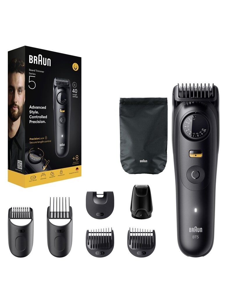 Barzdakirpė Braun 5 BT5560, li-ion, juoda 2