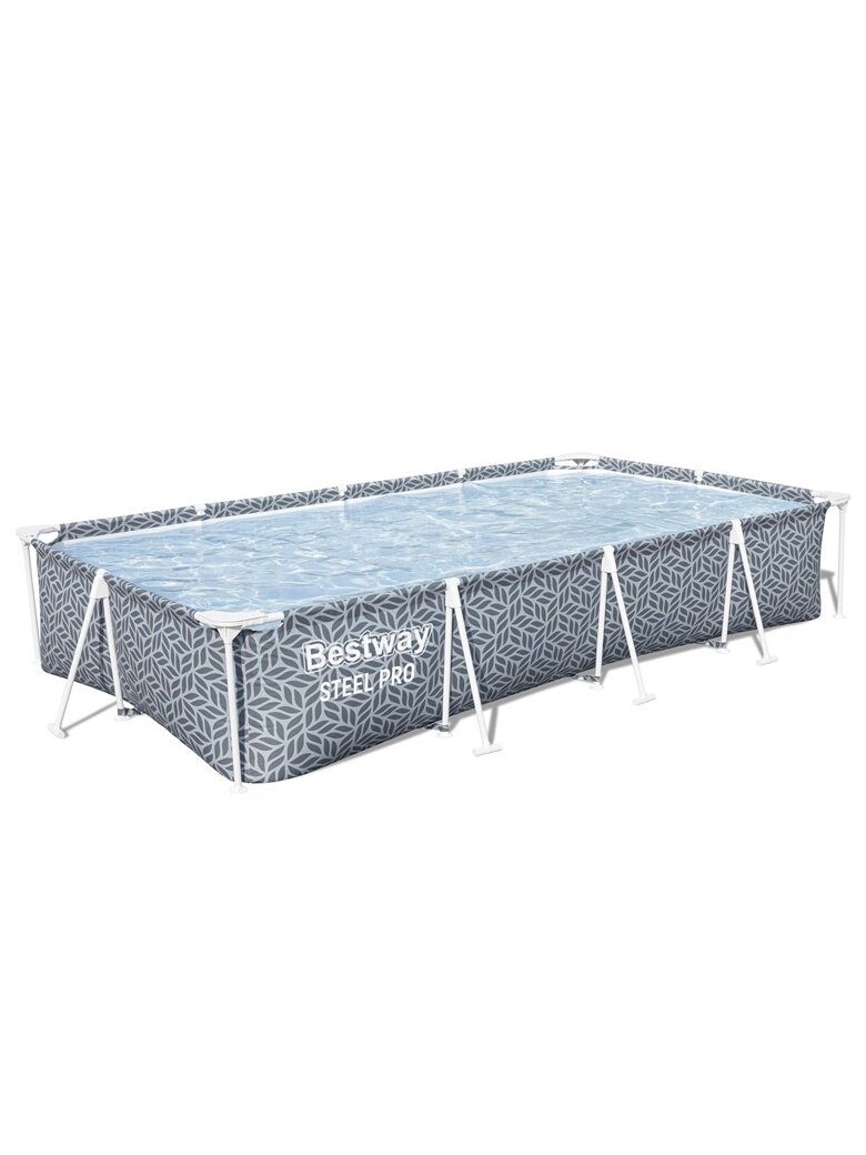 Baseinas, karkasinis Bestway STEEL PRO 561FT, pilkas, 4000 l 1 Baseinas, karkasinis Bestway STEEL PRO 561FT, pilkas, 4000 l 1
