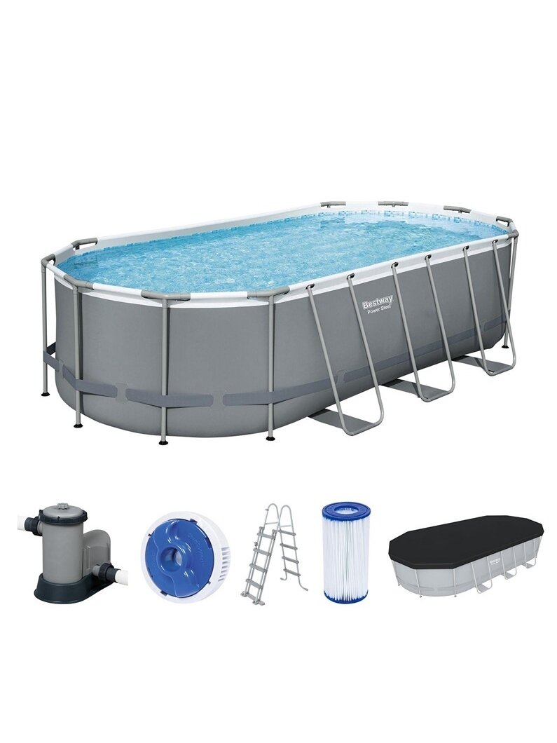 Baseinas, karkasinis Bestway Steel Pro MAX 56710 13.430 l