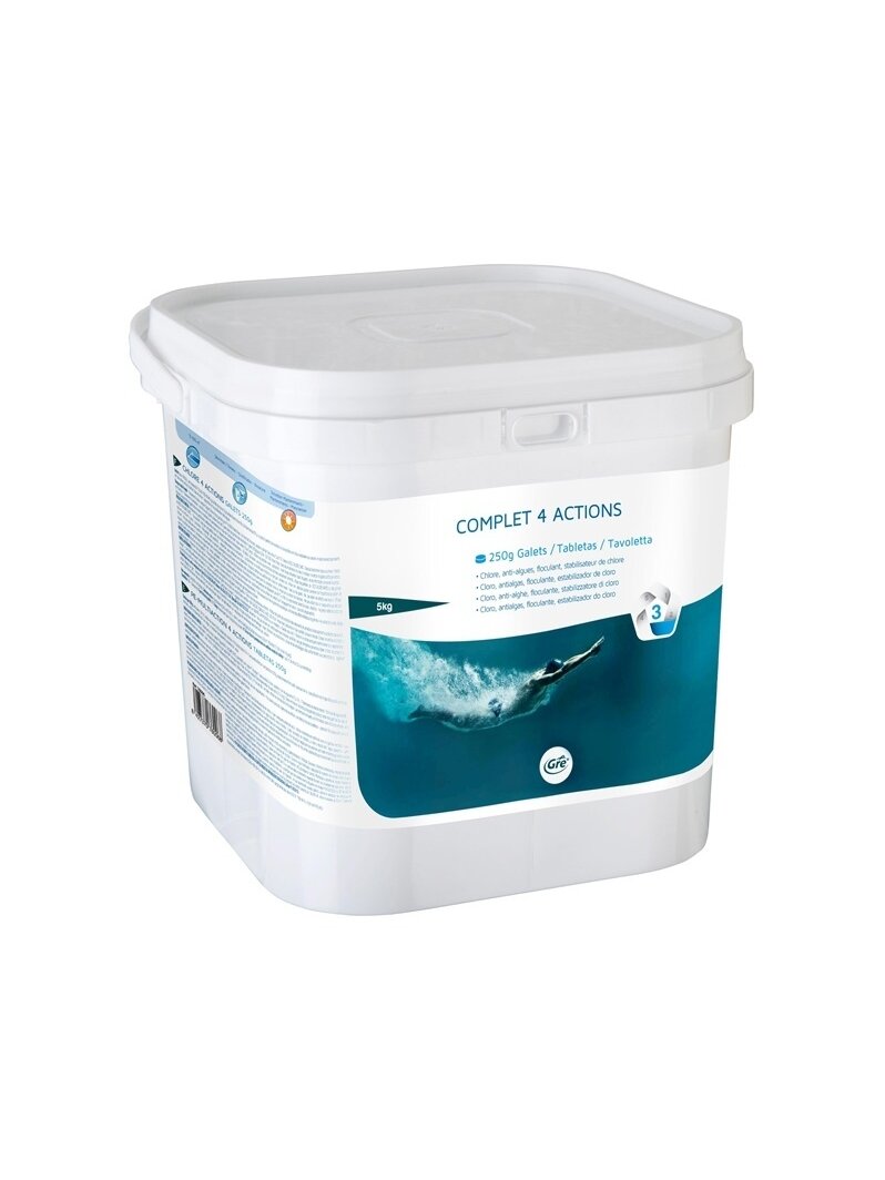 Baseinų priežiūros priemonė Pool Expert COMPLET4ACTIONS 5kg Baseinų priežiūros priemonė Pool Expert COMPLET4ACTIONS 5kg