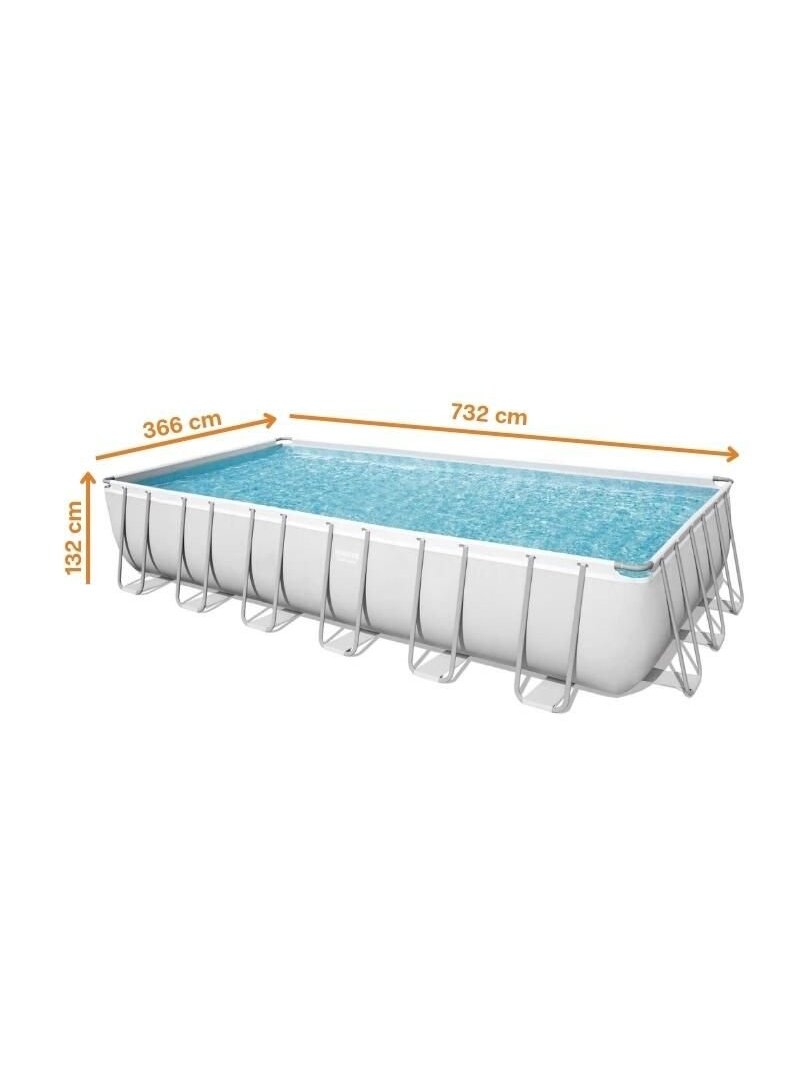 Baseinas Bestway Power Steel 7,32 x 3,66 m Baseinas Bestway Power Steel 7,32 x 3,66 m