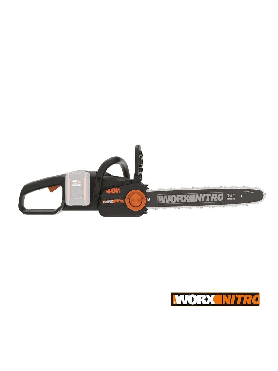 Battery chain Saw WG385E.9 bare tool, Worx 2
