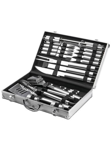 BBQ-GRILL komplektas 27vnt. įrankiu