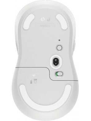 Belaidė kompiuterio pelė LOGITECH SIGNATURE M650L, balta 1 Belaidė kompiuterio pelė LOGITECH SIGNATURE M650L, balta 1