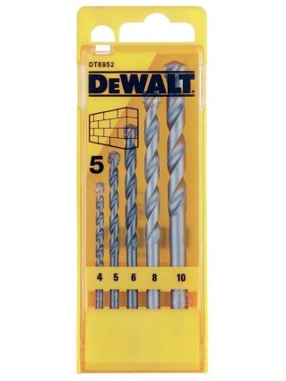 Betono grąžtų komplektas Dewalt 5 vnt. DT6952-QZ Betono grąžtų komplektas Dewalt 5 vnt. DT6952-QZ