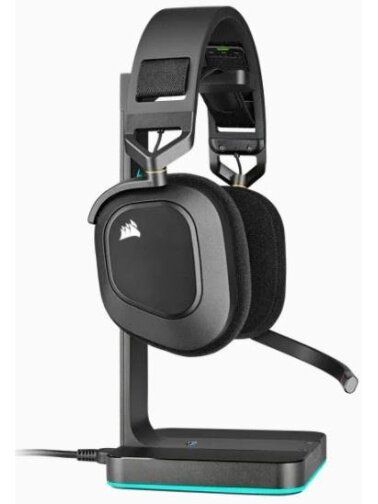 Belaidės ausinės ant ausų Corsair HS80, juoda 2 Belaidės ausinės ant ausų Corsair HS80, juoda 2