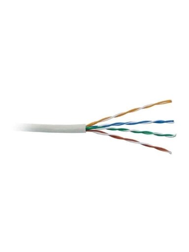 Behalogenis kabelis UTP (U/UTP), 4 x 2 x 0,5 mm, Cat 5E, 305m