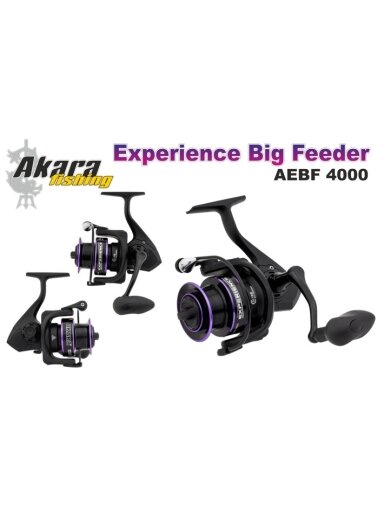 Beinercinė Ritė AKARA Experience Big Feeder EBF 5000, 5,2:1, Guoliai 5+1