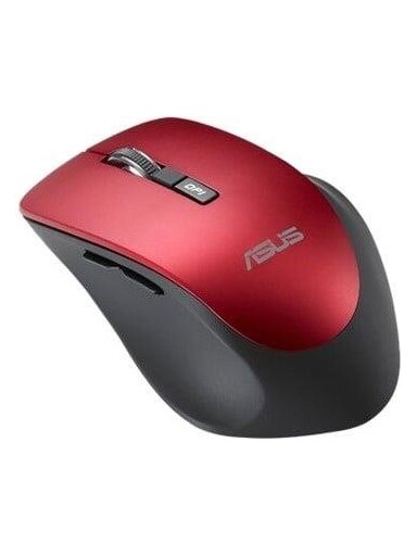 Belaidė kompiuterio pelė ASUS WT425, juoda, raudona