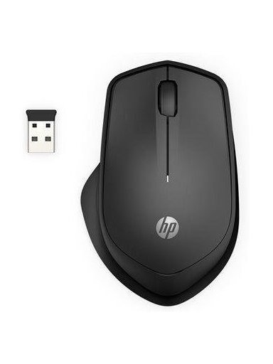 Belaidė kompiuterio pelė HP 280M, juoda Belaidė kompiuterio pelė HP 280M, juoda