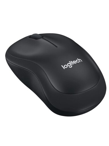 Belaidė kompiuterio pelė LOGITECH M220 SILENT, juoda Belaidė kompiuterio pelė LOGITECH M220 SILENT, juoda